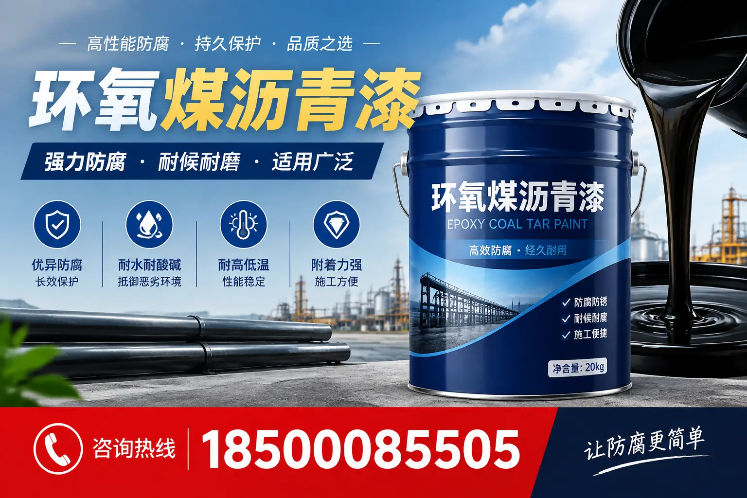 环氧煤沥青漆在不同气候条件下的表现分析，烟台适用性